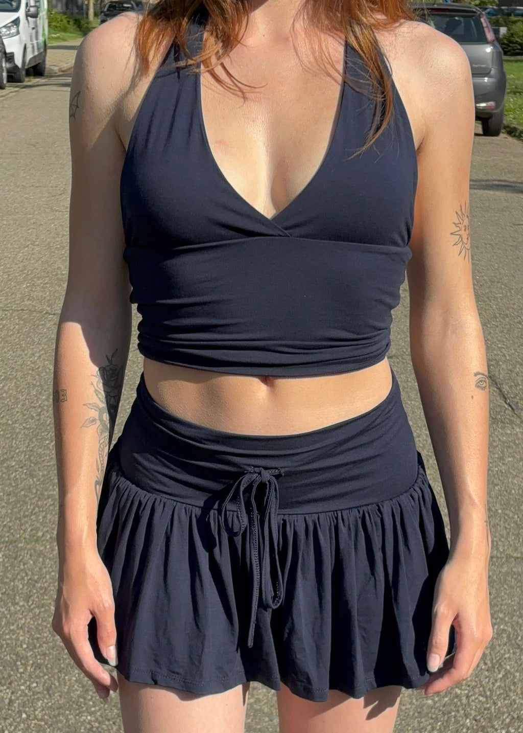 Fenna Halter Top Navy