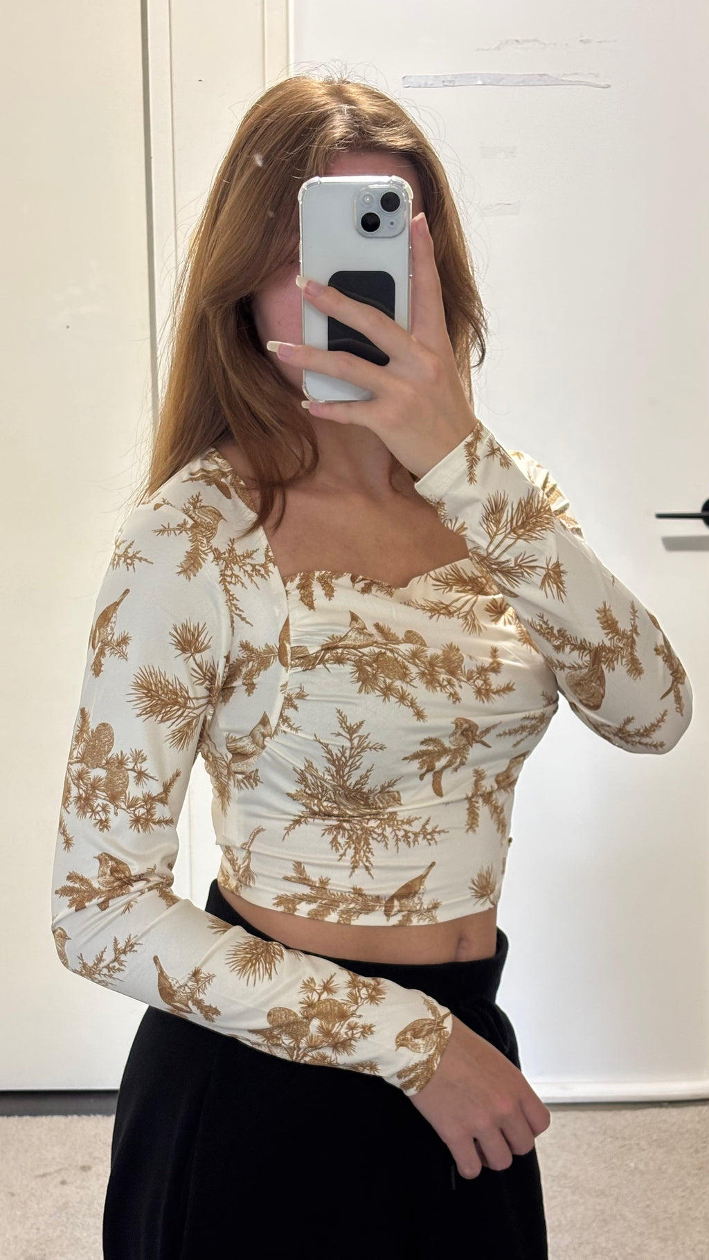 June Longsleeve Top Sepia