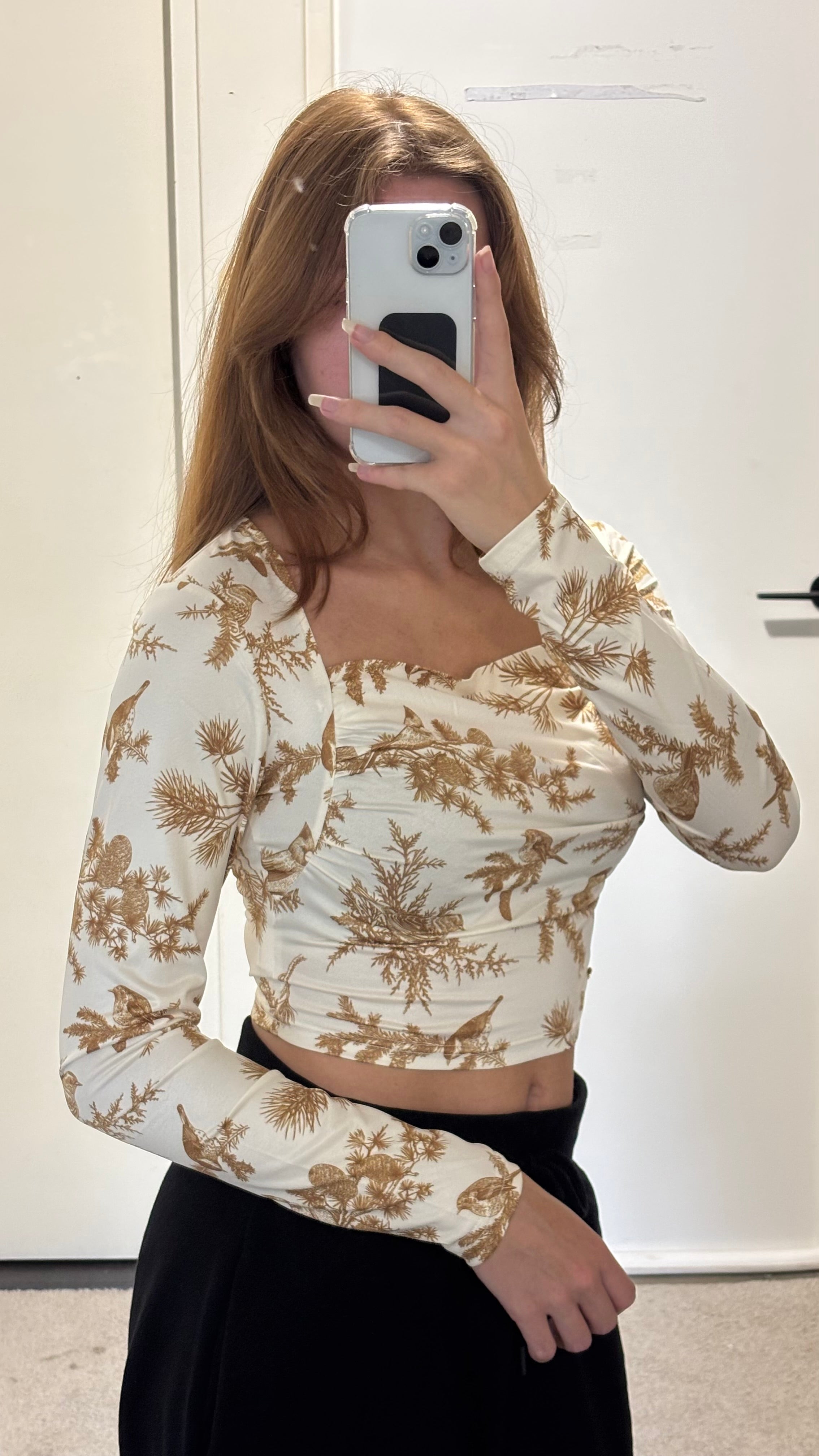 June Longsleeve Top Sepia