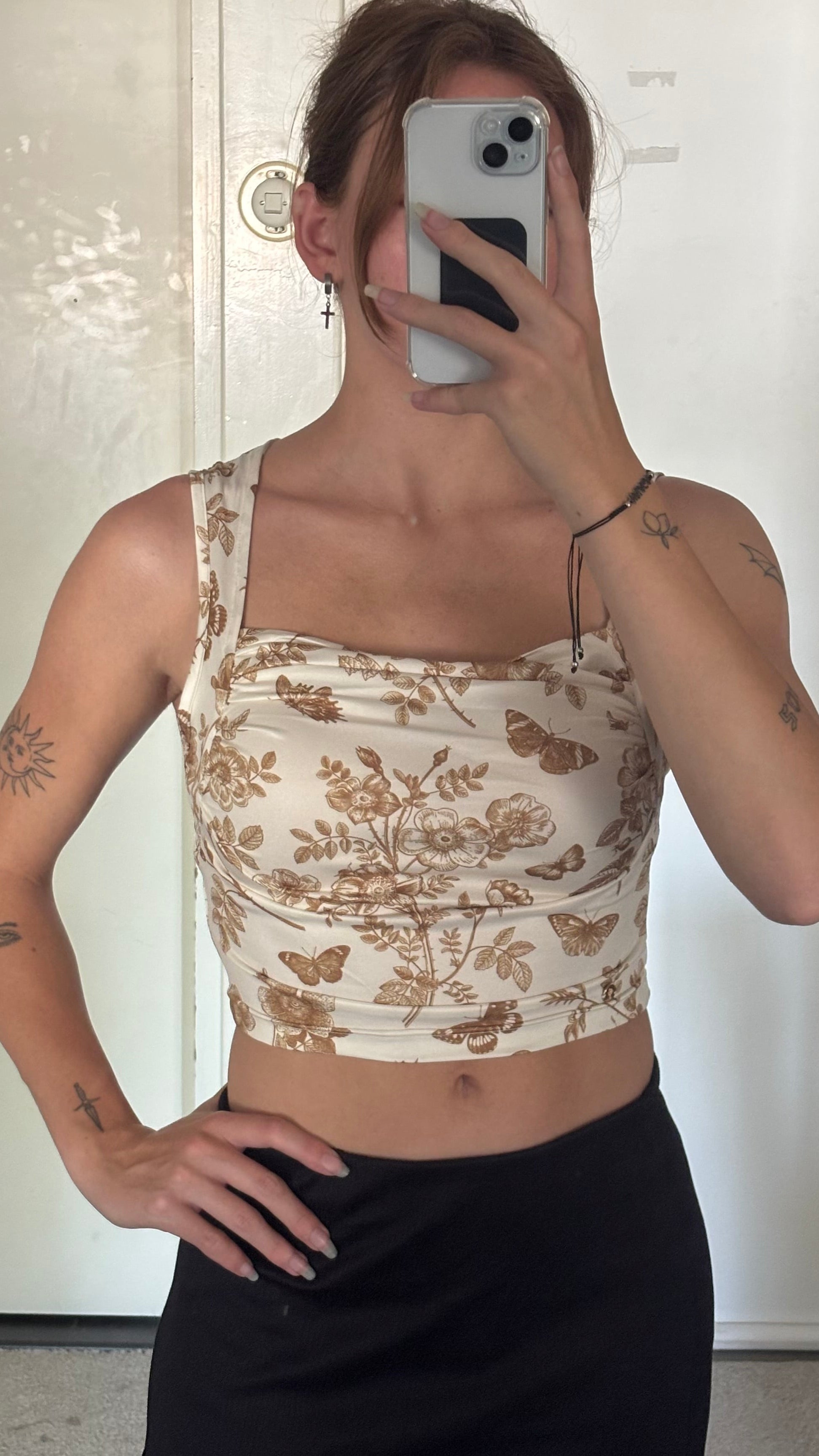 June Top Sepia