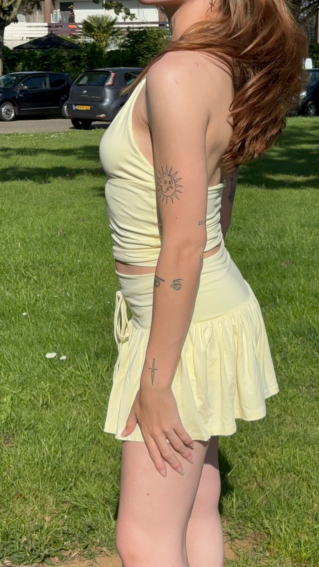 Fenna Skort Yellow
