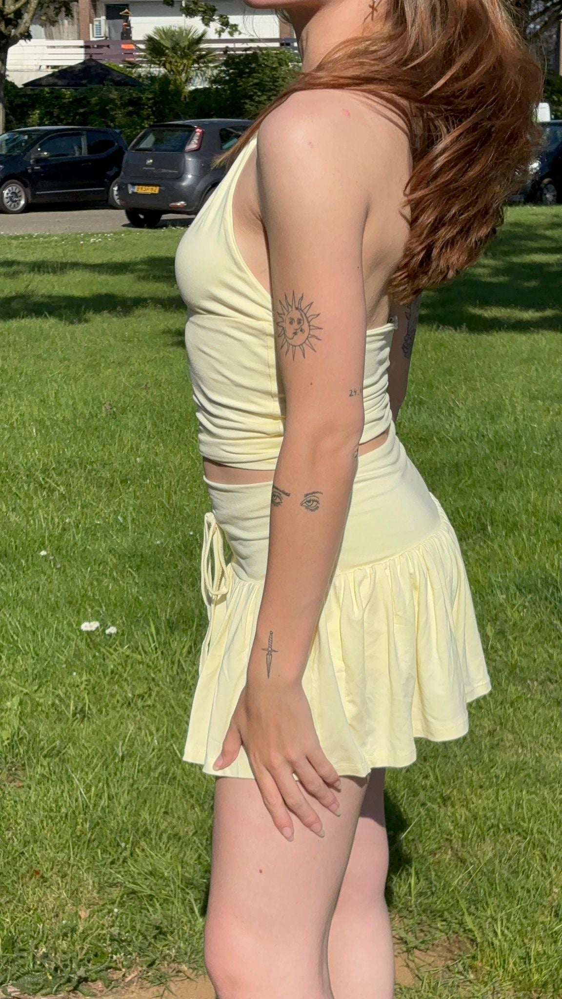 Fenna Skort Yellow