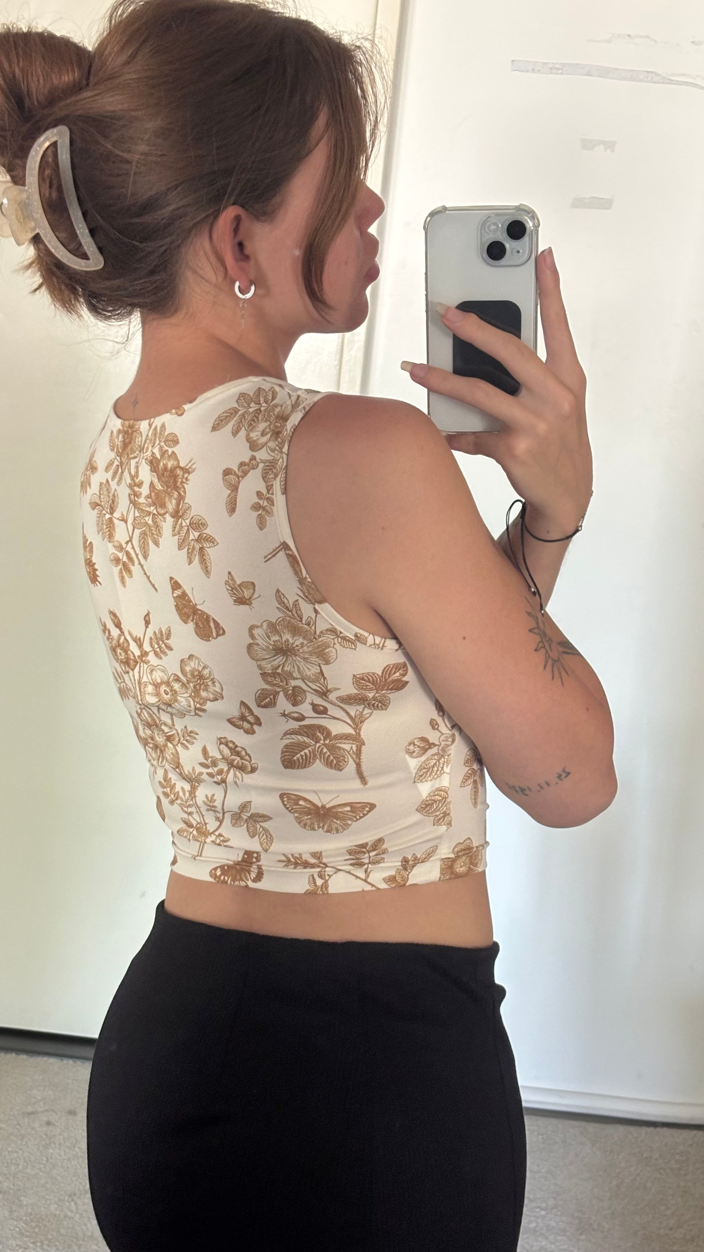 June Top Sepia
