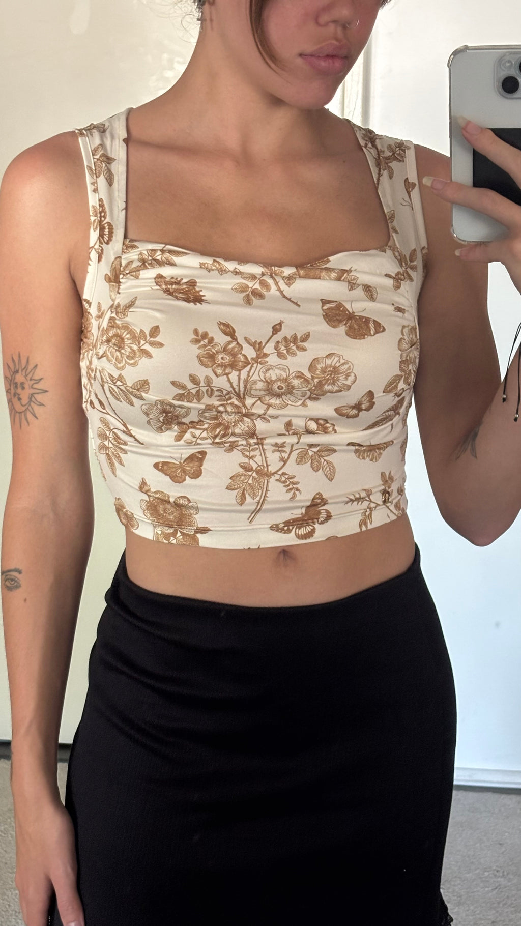 June Top Sepia