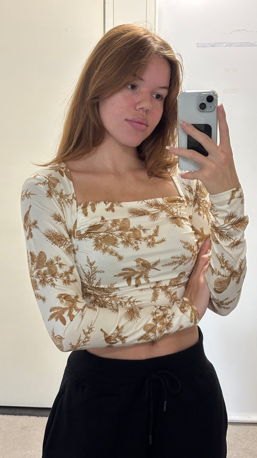 June Longsleeve Top Sepia