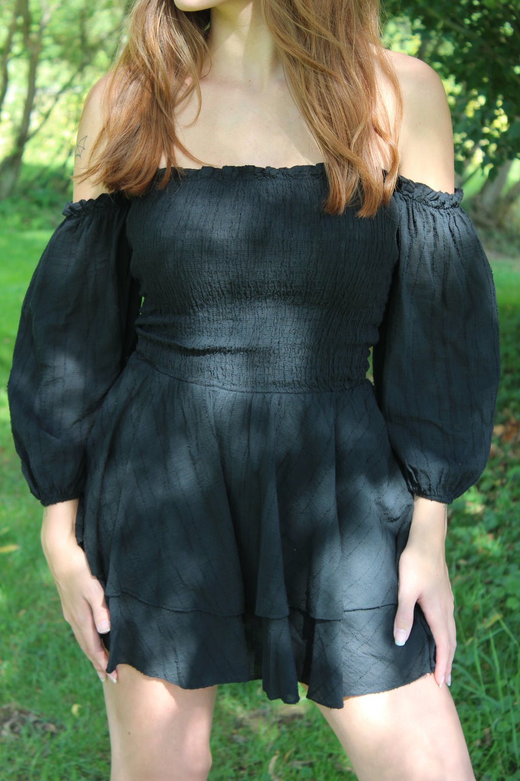 Lina Playsuit Black