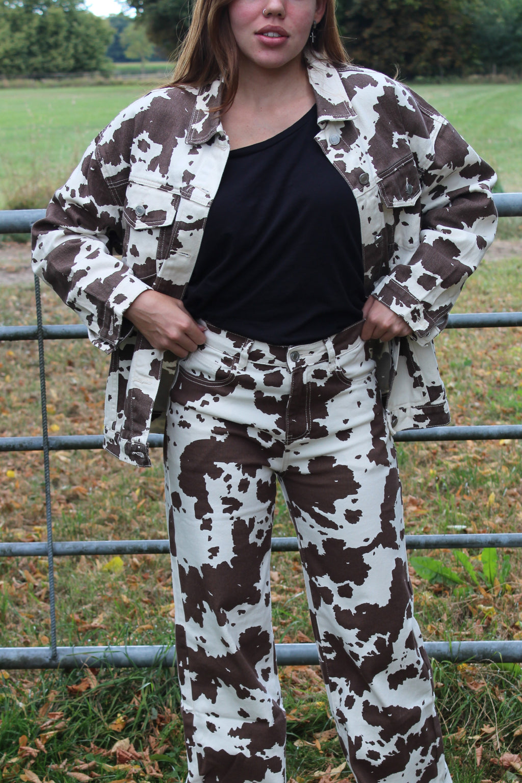 Cow Jacket Brown