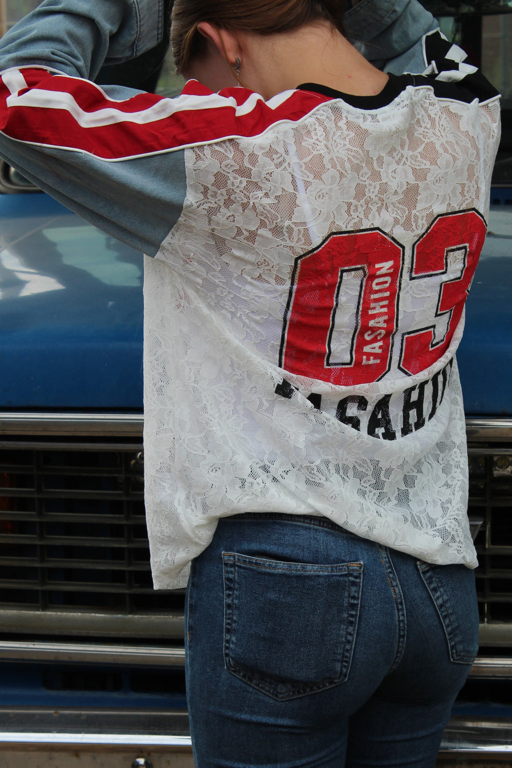 Baseball Top Kant White